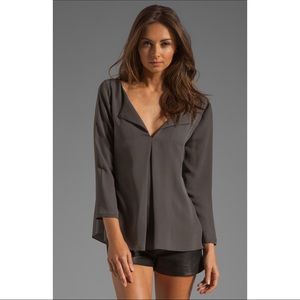 Halston Heritage silk blouse.